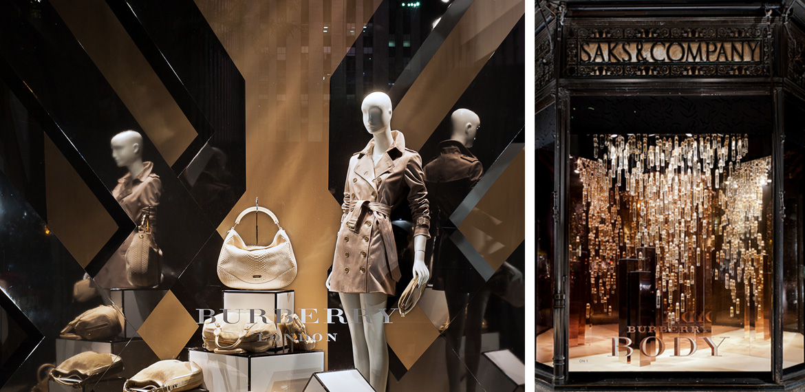 Luxury Fashion Window Display